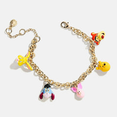 Disney Winnie the Pooh Charm Bracelet - Gold