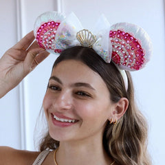 Disney Minnie Mouse Shell Ears Headband - Minnie Mouse Shell Ears