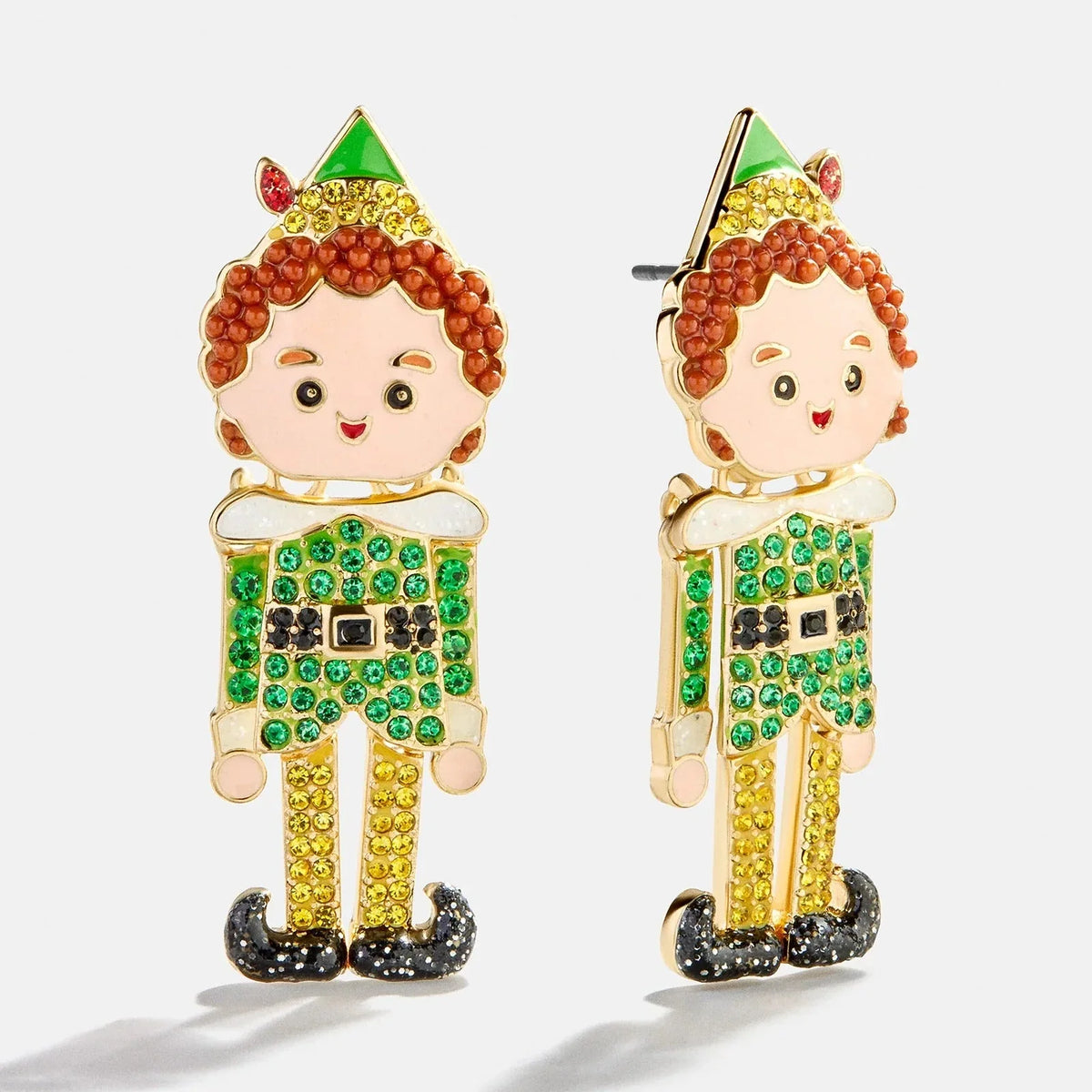 Elf Buddy Earrings - Green