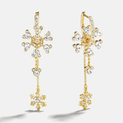 Disney Mickey Mouse Snowfall Statement Earrings - Snowflake