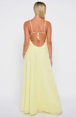 Self Sabotage Maxi Dress Lemon