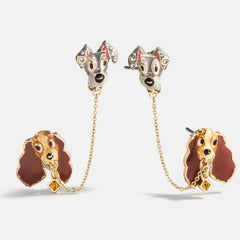 Disney Lady and the Tramp Dynamic Duo Earring Set - Disney Lady & the Tramp