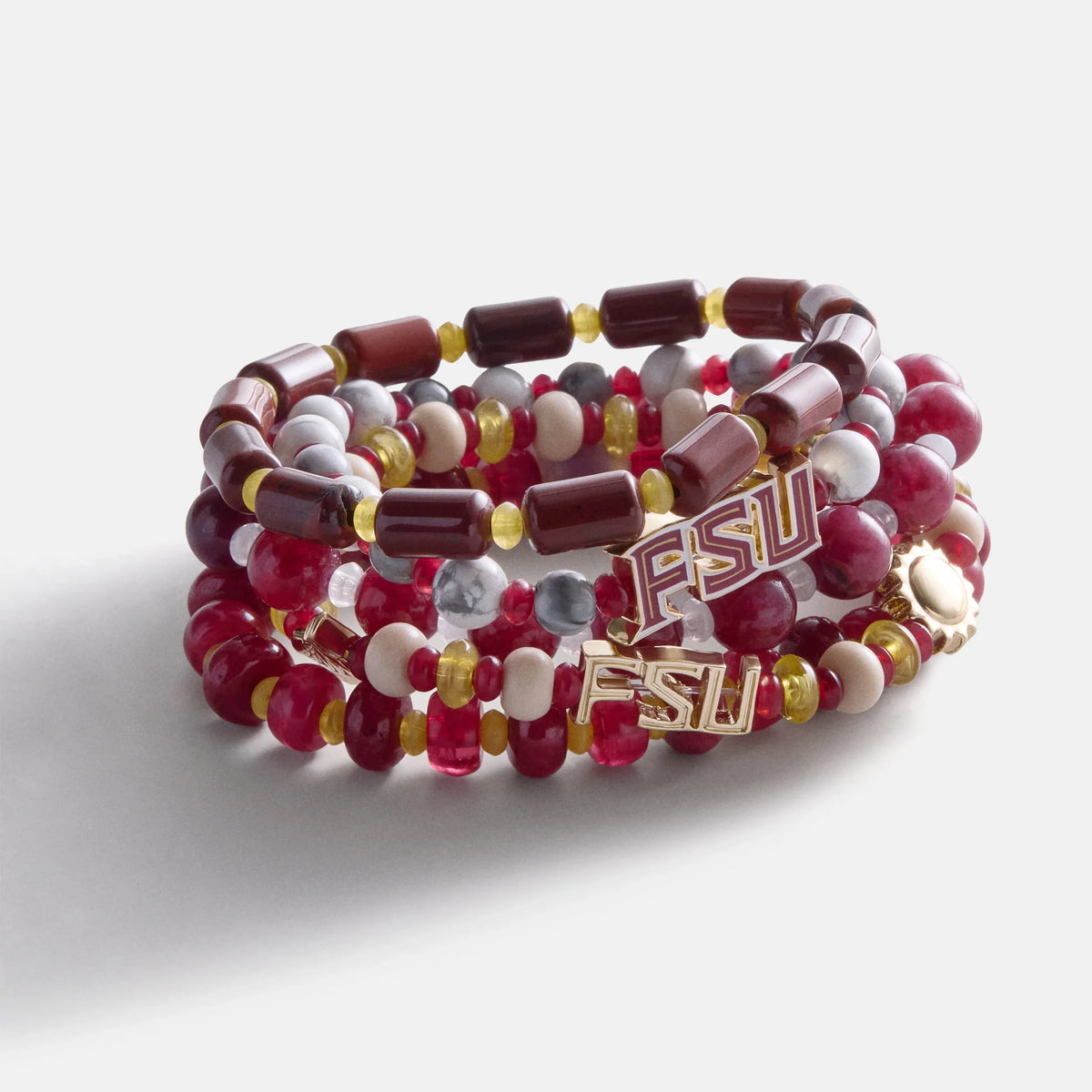 Florida State University Beaded Bracelet Set - Florida State University