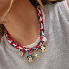 Disney Americana Charm Necklace - Red/White/Blue