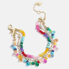 Disney Mickey Mouse Semi-Precious Layered Bracelet - Multi