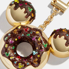 Disney Mickey Mouse Chocolate Donut Bag Charm - Disney Chocolate Donut Bag Charm