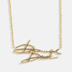 Disney Character Signature Necklace - Donald Duck