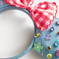 Disney Minnie Mouse Denim Ears Headband - Minnie Mouse Denim Ears