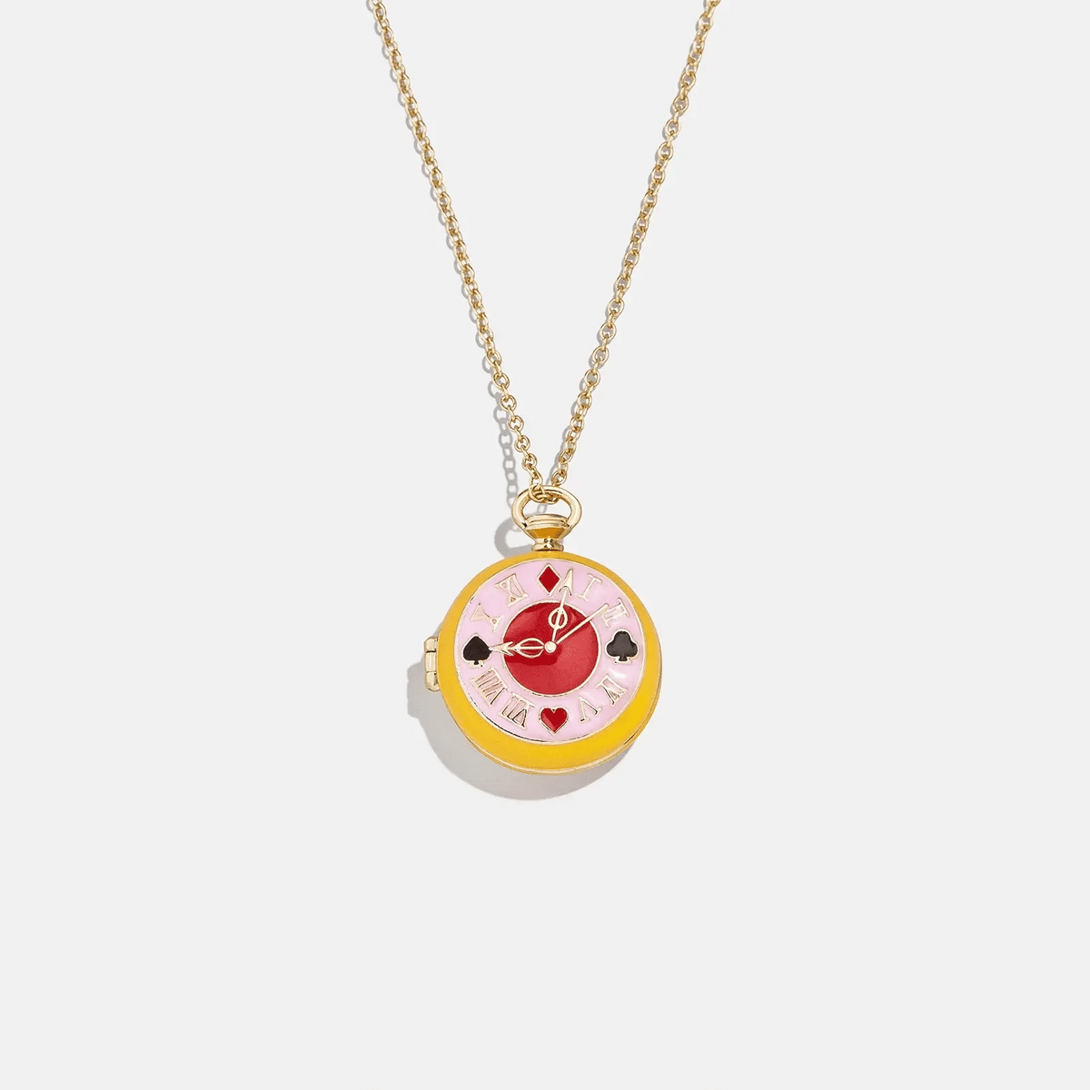 Disney Alice in Wonderland Locket - Gold/Multi
