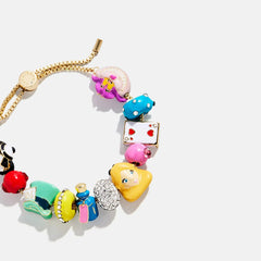 Disney Alice in Wonderland Friends Forever Bracelet - Alice in Wonderland Charm Bracelet