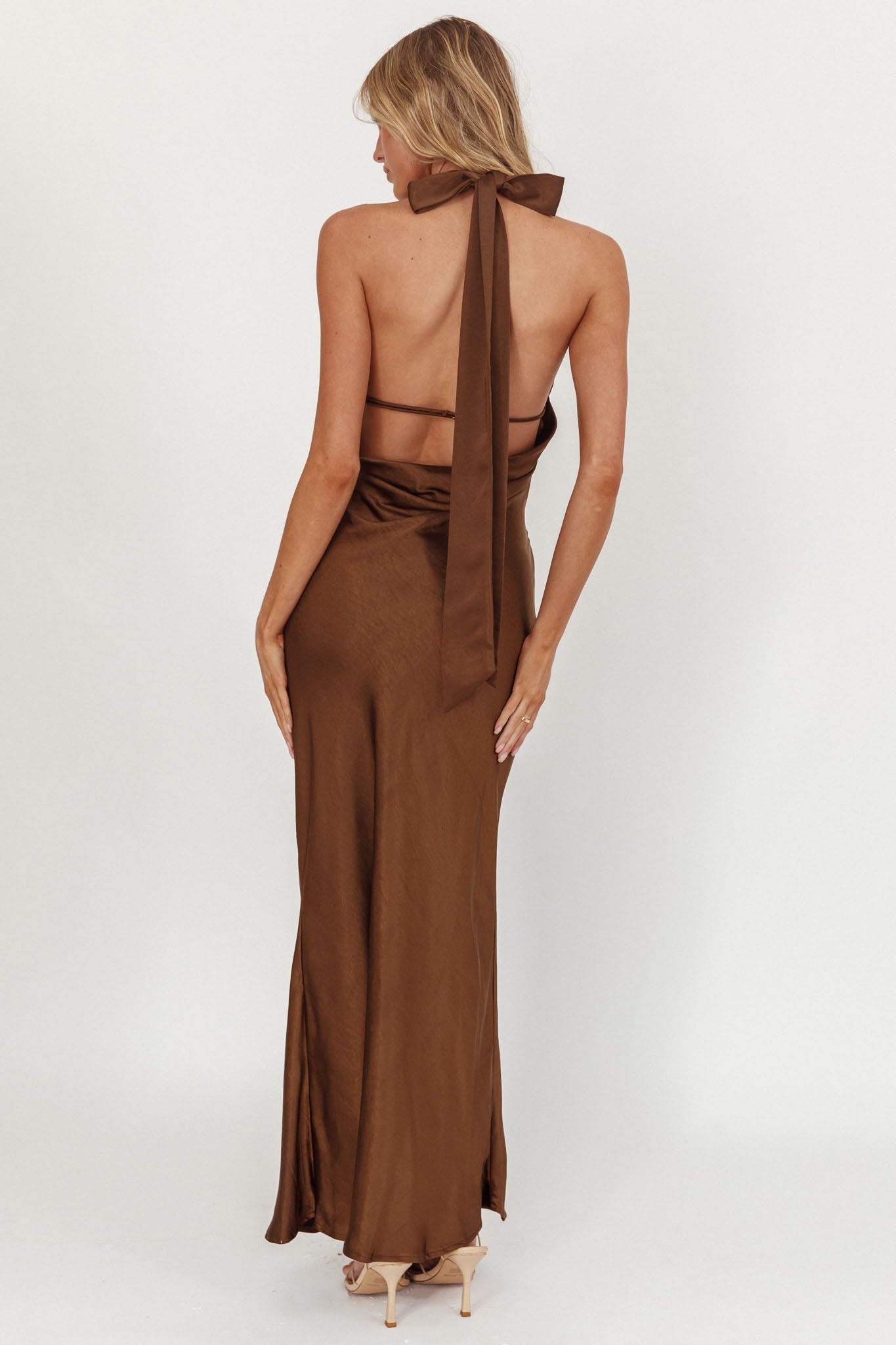 italia azure crossover halterneck maxi dress sun You asked, we listened