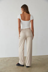 Lyna Wide Leg Trouser Pants