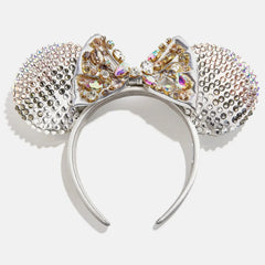Disney Minnie Mouse Crystal Silver Ears Headband - Minnie Mouse Crystal Silver Ears
