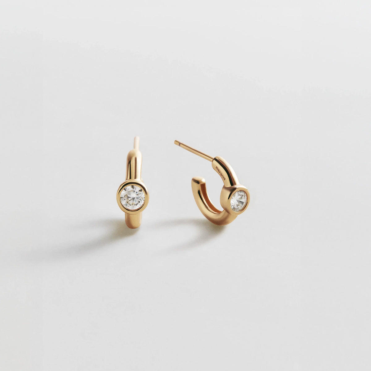 Dawn 14K Gold Earrings - Gold/Pavé