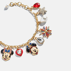 Disney Americana Charm Bracelet - Red/White/Blue