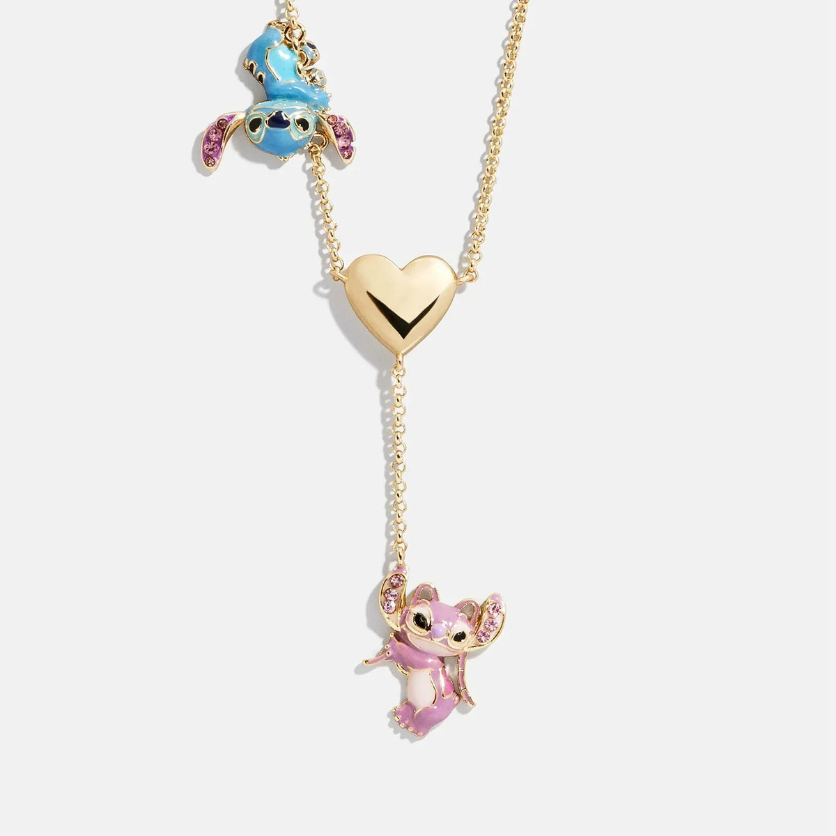 Disney Lilo & Stitch Dynamic Duo Lariat Necklace - Disney Stitch