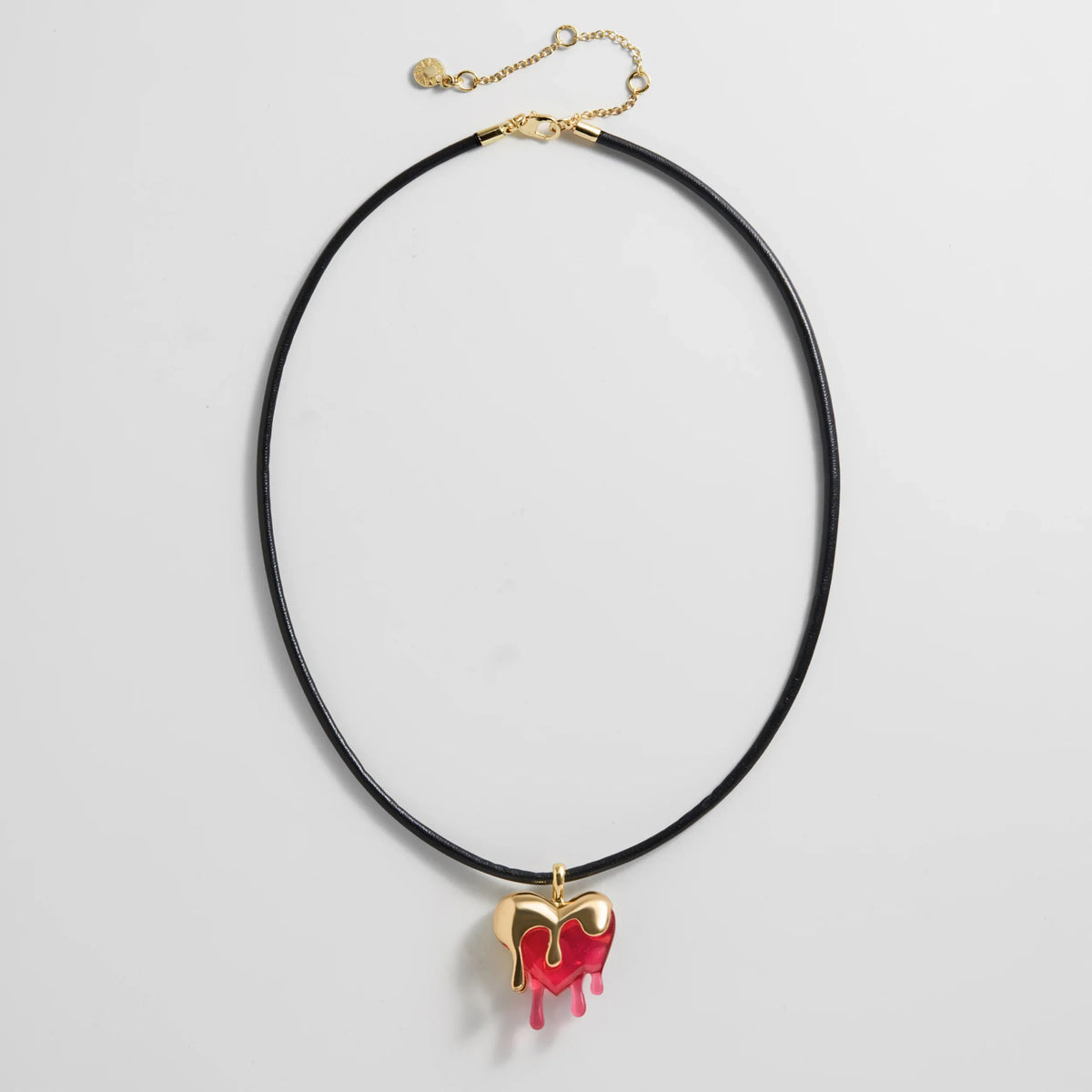 Fatal Attraction Heart Cord Necklace