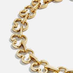 Disney Mickey Mouse Repeating Outline Bracelet - Gold