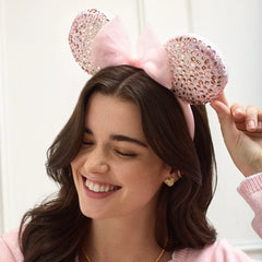 Disney Minnie Mouse Soft Pink Ears Headband - Minnie Mouse Soft Pink Ears