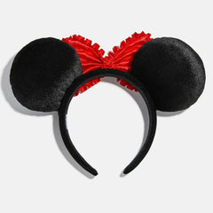 Disney Minnie Mouse White Floral Ears Headband - Minnie Mouse White Floral Ears