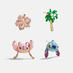Disney Lilo & Stitch Dynamic Duo Earring Set - Disney Stitch