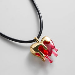 Fatal Attraction Heart Cord Necklace