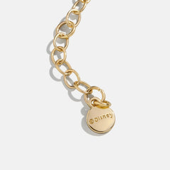 Disney Alice in Wonderland Charm Necklace - Gold/Multi