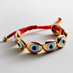 Eye to Eye Bracelet - Gold/Blue