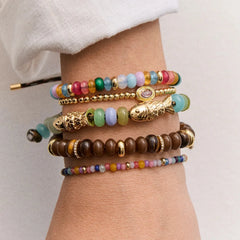 Emily Semi-Precious Bracelet - Light Multi