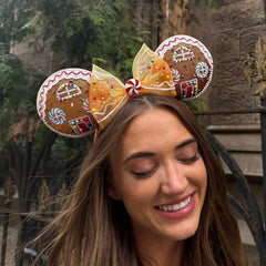 Disney Minnie Mouse Gingerbread Ears Headband - Minnie Mouse Gingerbread Ears