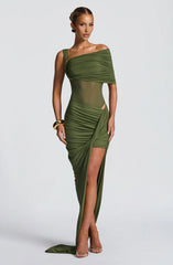 Henrietta Maxi Skirt - Khaki