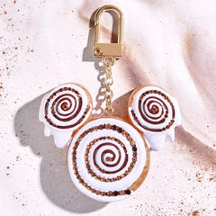 Disney Mickey Mouse Cinnamon Roll Bag Charm - Disney Cinnamon Roll Bag Charm