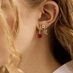 Disney Snow White Earring Set - Red