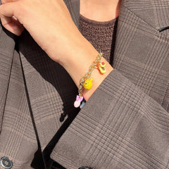 Disney Winnie the Pooh Charm Bracelet - Gold