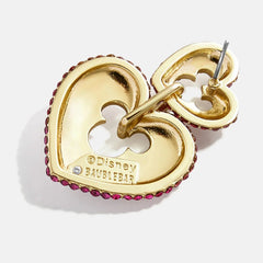 Disney Mickey Mouse Heart Statement Earrings - Pink