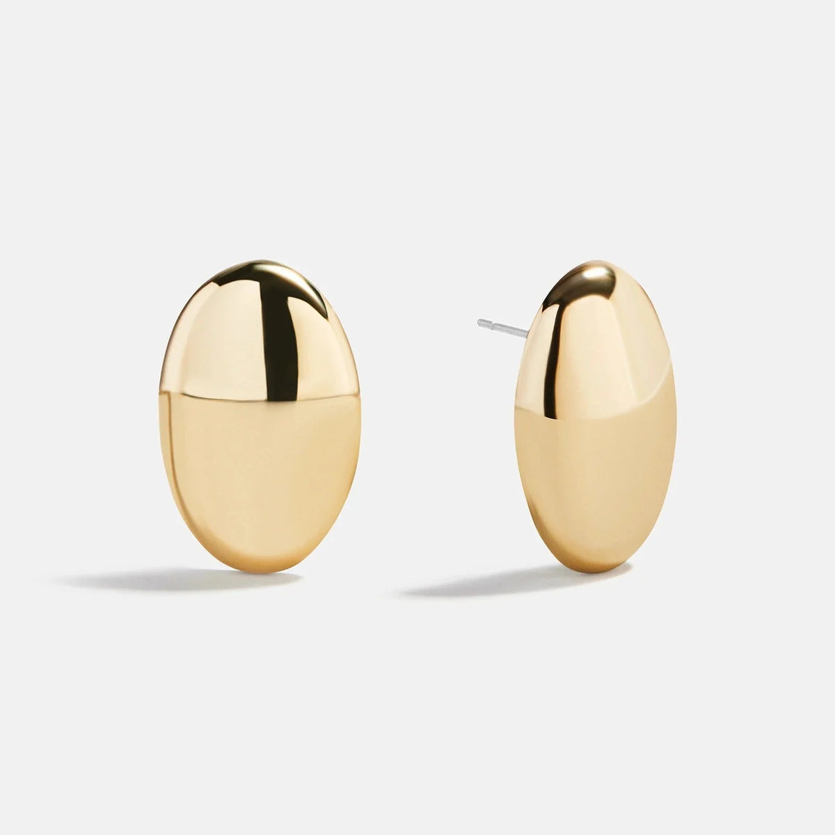 Diane Gold Stud Earrings - Gold