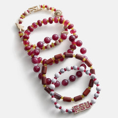 Florida State University Beaded Bracelet Set - Florida State University