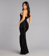 Francine Velvet Corset Mermaid Formal Dress